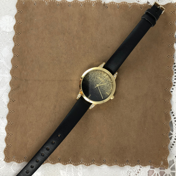 Glittery Folio Gold Dust and Diamonds Watch - Picture 5 of 7